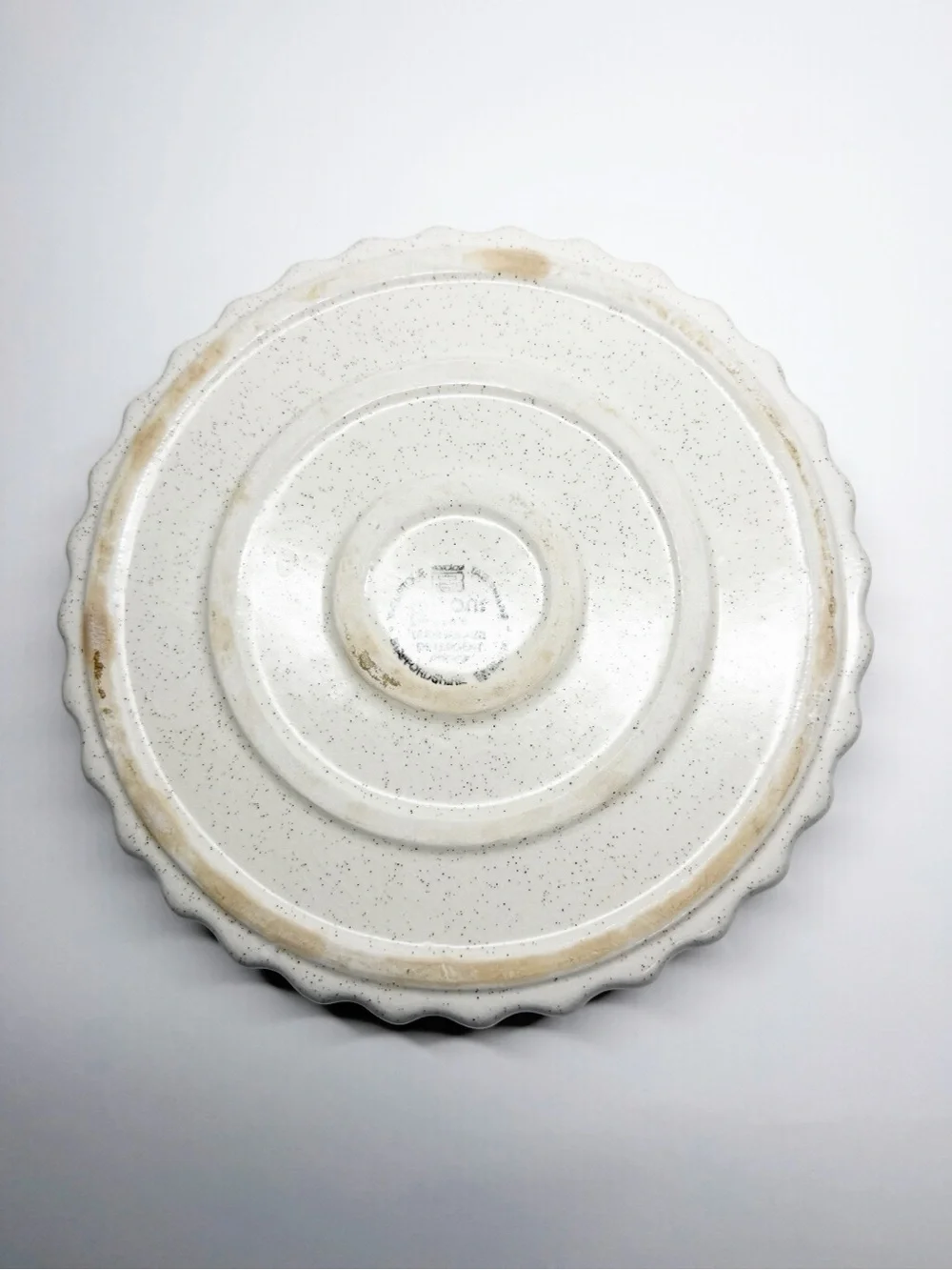 Vintage Biltons Celtic Rose Ironstone Pottery Quiche Pie Dish